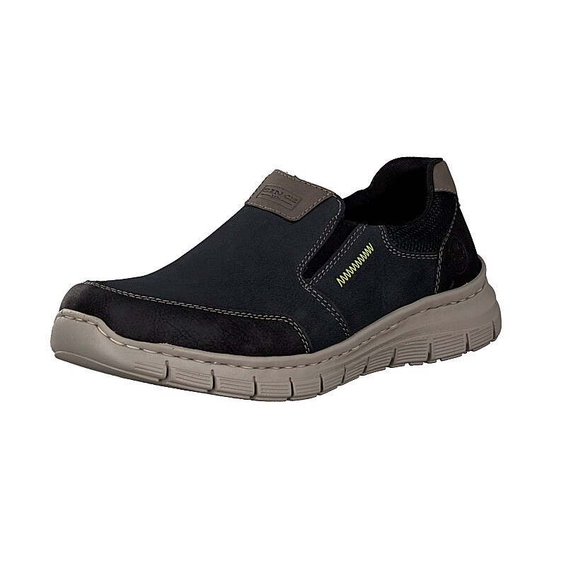 Panske Slip On Rieker B5661-00, Modre